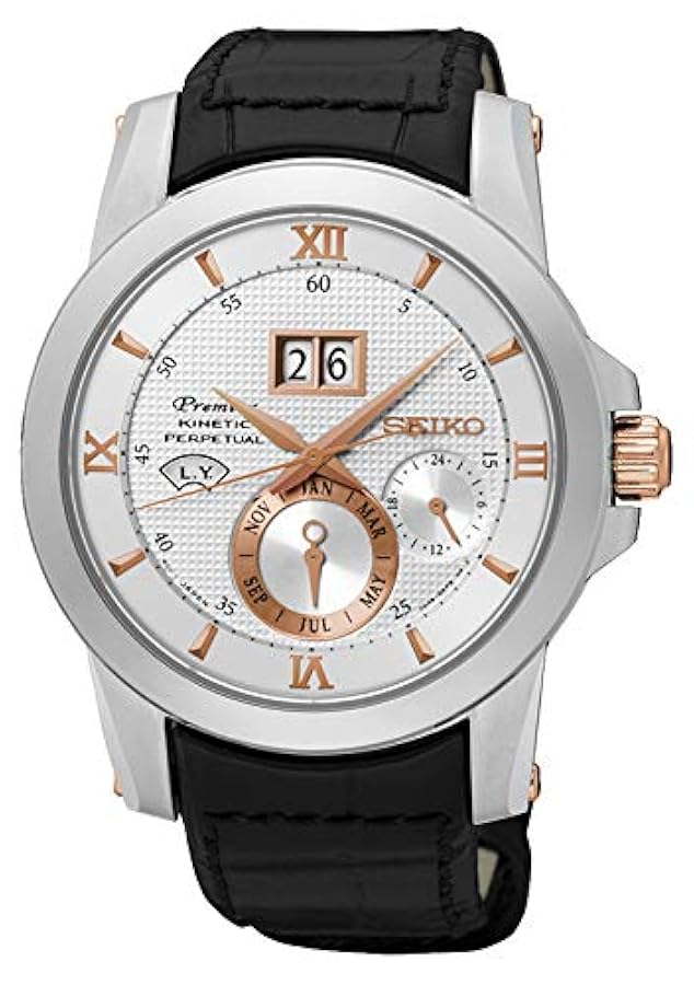 Seiko Premier Kinetic Perpetual Steel | Chrono24.in ♢SEIKO